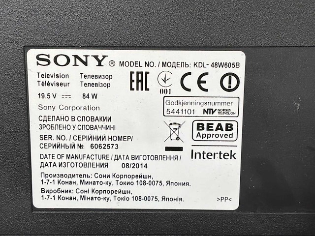 Sony bravia televisie - afbeelding 7 van  7