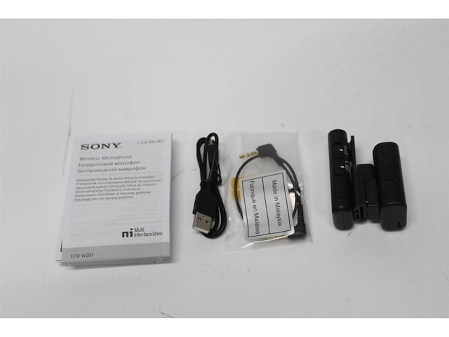 Sony ecmw2bt wireless microfoon zwart - afbeelding 5 van  5
