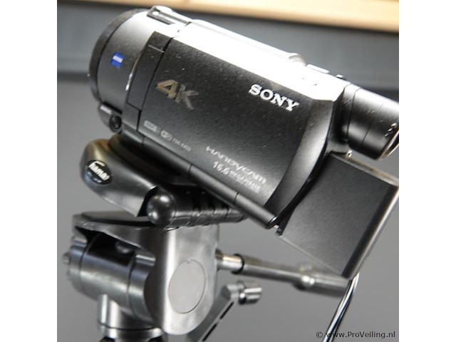 Sony fdr-ax53 4k videocamera - afbeelding 4 van  5