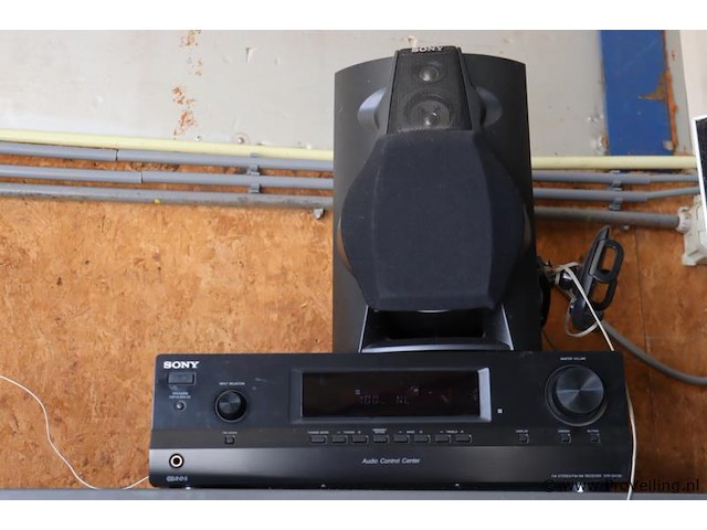 Sony fm stereo/fm-am receiver str-dh130 incl. luidsprekers - afbeelding 1 van  4
