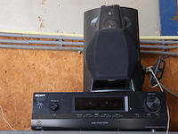 Sony fm stereo/fm-am receiver str-dh130 incl. luidsprekers - afbeelding 1 van  4