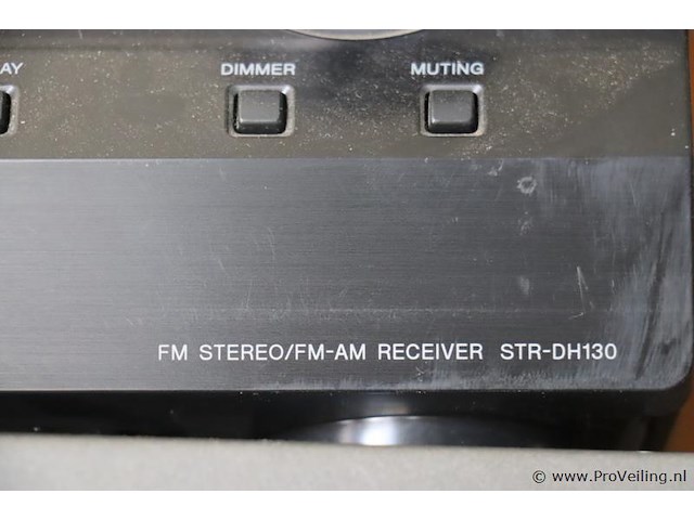 Sony fm stereo/fm-am receiver str-dh130 incl. luidsprekers - afbeelding 3 van  4