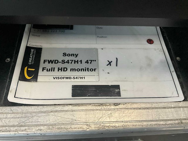 Sony fwd-s47h1 full hd 47” monitor - afbeelding 4 van  5