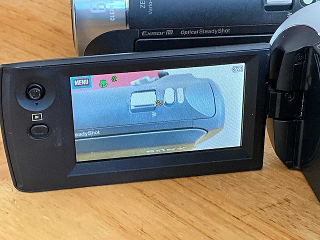 Sony handycam hdr-cx 405 videocamera (2x) - afbeelding 4 van  5