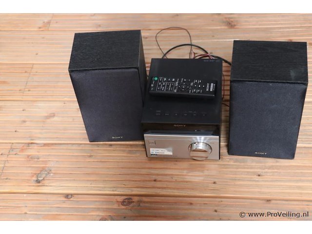 Sony home audio system cmt-sbt20b incl. afstandsbediening - afbeelding 1 van  5