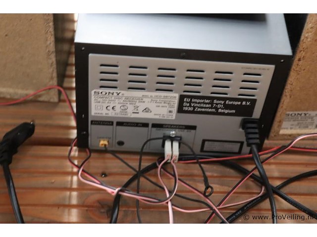Sony home audio system cmt-sbt20b incl. afstandsbediening - afbeelding 4 van  5