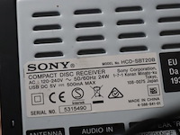 Sony home audio system cmt-sbt20b incl. afstandsbediening - afbeelding 5 van  5