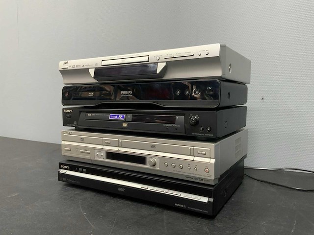 Sony, jvc, philips diverse blu-ray & dvd spelers (5x) - afbeelding 3 van  7