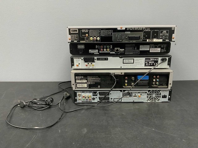 Sony, jvc, philips diverse blu-ray & dvd spelers (5x) - afbeelding 6 van  7