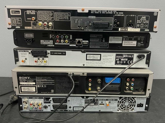 Sony, jvc, philips diverse blu-ray & dvd spelers (5x) - afbeelding 7 van  7