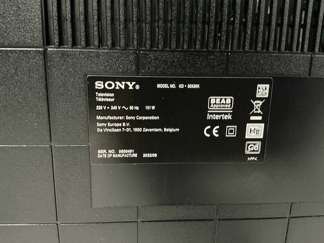 Sony ks-50x80k televisie - afbeelding 6 van  6