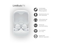 Sony linkbuds fit draadloze oordopjes met noise cancelling - wit - afbeelding 3 van  5