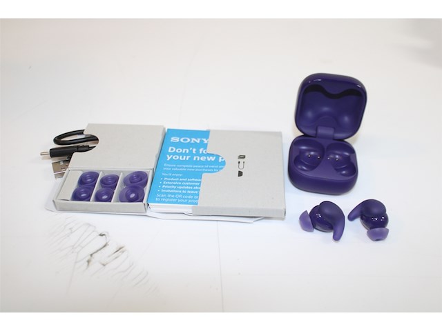 Sony linkbuds fit draadloze oordopjes met noise cancelling paars - afbeelding 5 van  5