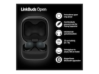 Sony linkbuds open draadloze oordopjes zwart - afbeelding 2 van  3