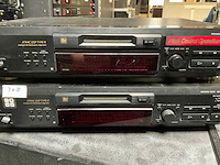 Sony mds-je530 md player (2x) - afbeelding 2 van  3