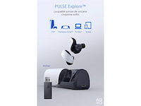 Sony playstation pulse explore draadloze oordopjes wit - afbeelding 4 van  5