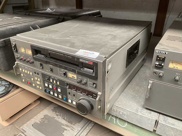 Sony pvw-2800p betacam ps editing recorder - afbeelding 3 van  4