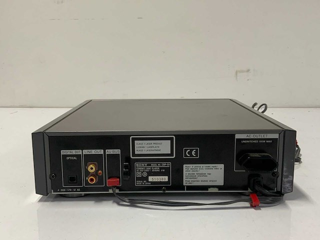 Sony ta-s2, mds-s1, cdp-s1, st-s1 divers afspeelapparatuur - afbeelding 10 van  14