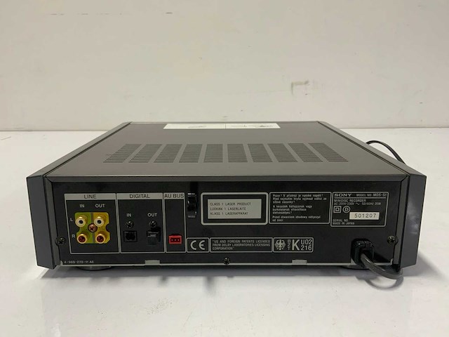 Sony ta-s2, mds-s1, cdp-s1, st-s1 divers afspeelapparatuur - afbeelding 7 van  14