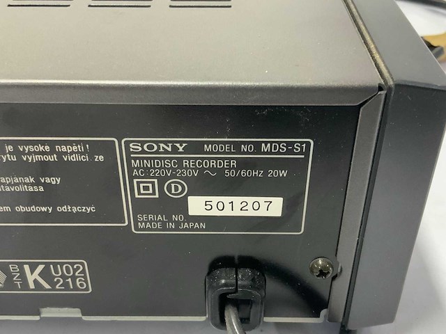 Sony ta-s2, mds-s1, cdp-s1, st-s1 divers afspeelapparatuur - afbeelding 8 van  14