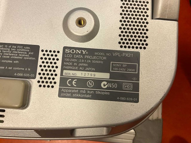 Sony vpl-px21 beamer - afbeelding 2 van  2