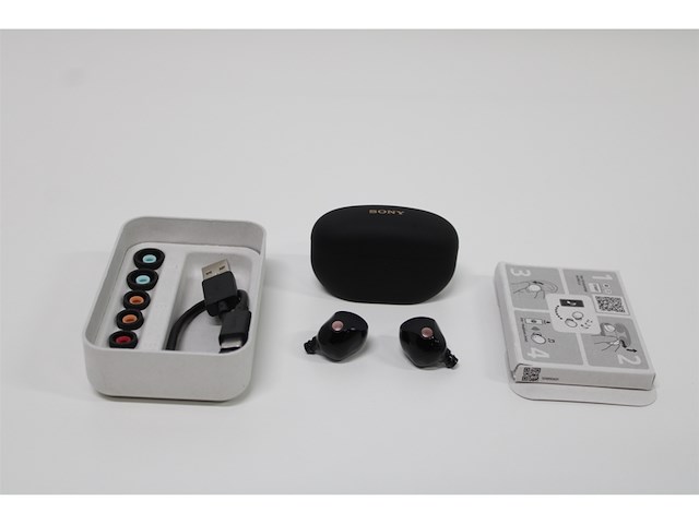 Sony wf-1000xm5 volledig draadloze oordopjes met noise cancelling zwart - afbeelding 2 van  2