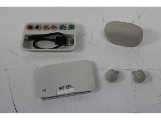 Sony wf-1000xm5 volledig draadloze oordopjes zilver - afbeelding 3 van  3