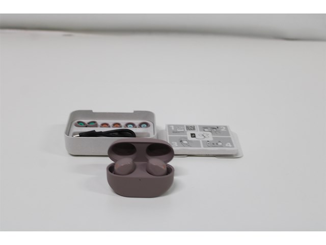 Sony wf1000xm5 oordopjes met noise cancelling smoky pink - afbeelding 5 van  5