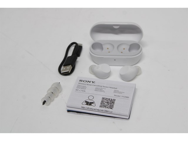 Sony wfc710n draadloze oordopjes wit - afbeelding 3 van  3