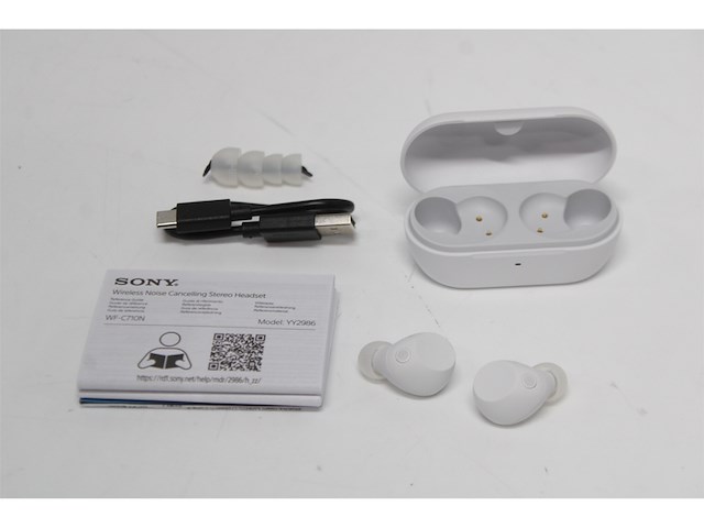 Sony wfc710n oordopjes met noise cancelling wit - afbeelding 3 van  3