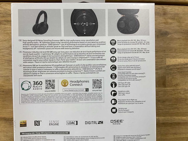 Sony wh-1000xm4 koiptelefoon - afbeelding 2 van  2