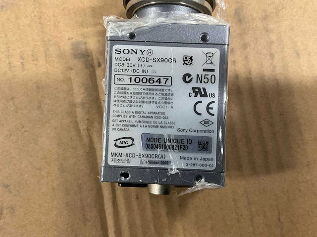 Sony xcd-sx90cr b slit lamp - afbeelding 5 van  5