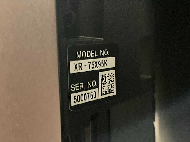 Sony xr-75x95k 75" televisie - afbeelding 3 van  4