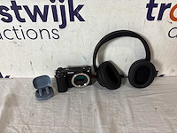 Sony zv-e10 ii - compact systeemcamera - vlog camera - body + jbl wave 300tws hoofdtelefoons true wireless stereo (tws) - afbeelding 1 van  1