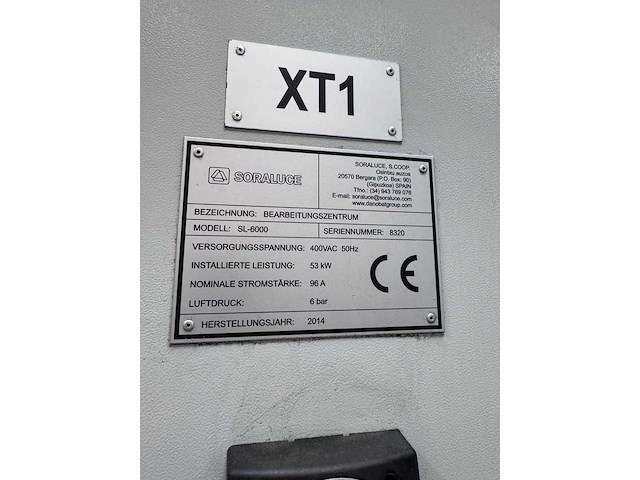 Soraluce - sl6000 - cnc bedfreesmachine - 2014 - afbeelding 28 van  34