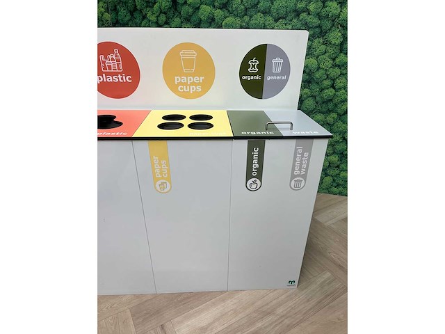 Sorteerprullenbak - 5 vakken - afbeelding 5 van  10
