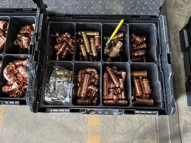 Sortimo/ bonfix assortimentkoffer met perskoppelingen (3x) - afbeelding 2 van  5