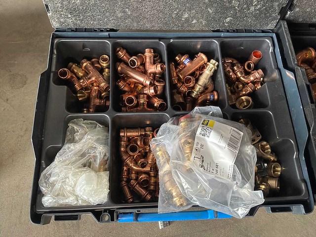 Sortimo/ bonfix assortimentkoffer met perskoppelingen (3x) - afbeelding 4 van  5
