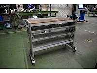 Sortimo globelyst magazijnwagen met heuer front bankschroef - afbeelding 1 van  5
