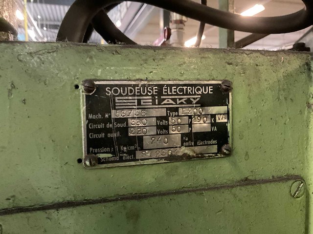 Soudeuse electrique e200 puntlasmachine - afbeelding 6 van  6