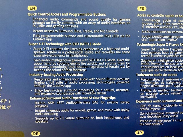 Sound blaster gc 7 - afbeelding 2 van  3