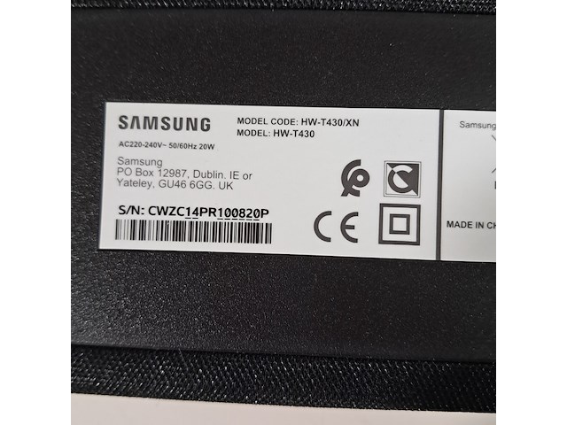 Soundbar, samsung, hw-t430/xn - afbeelding 5 van  8