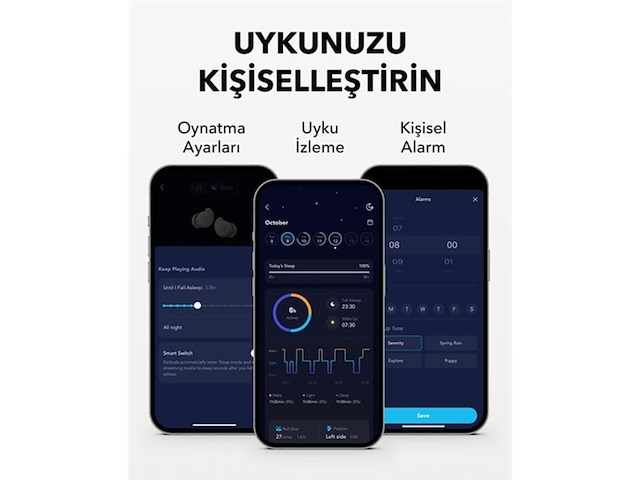 Soundcore by anker sleep a20 draadloze slaapoordopjes noise blocking - afbeelding 3 van  6