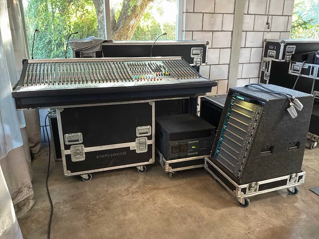 Soundcraft mh3 analoge mengtafel met eq rack - afbeelding 1 van  18
