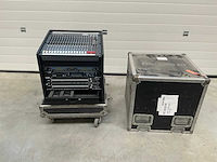 Soundcraft spirit fx16 analoge mengtafel met microfoon units - afbeelding 1 van  5
