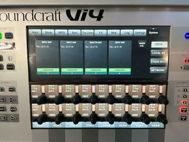 Soundcraft vi400 digitale mengtafel met stagebox - afbeelding 21 van  21