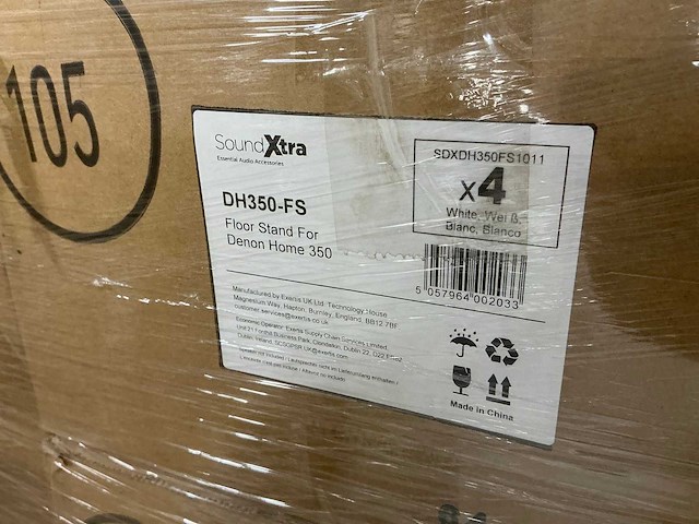 Soundxtra dh350-fs denon home 350 vloerstandaard (75x) - afbeelding 7 van  7