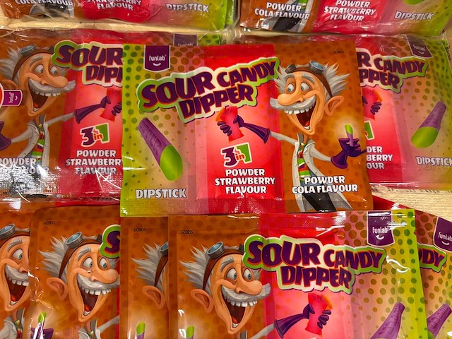 Sour candy dipper (1800x) - afbeelding 2 van  2