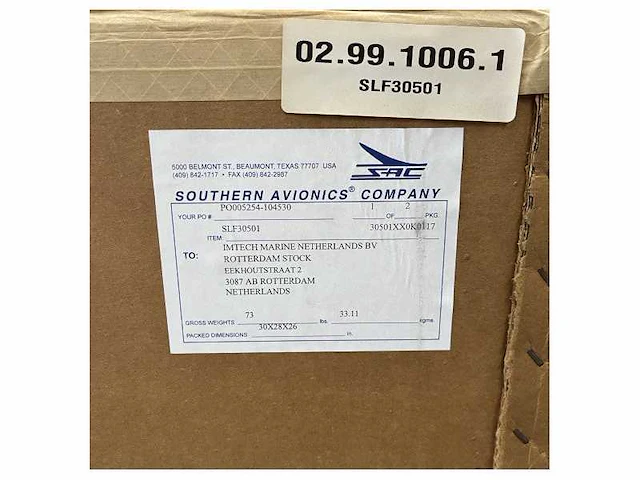 Southern avionics slf30501 ndb transmitter - afbeelding 2 van  3