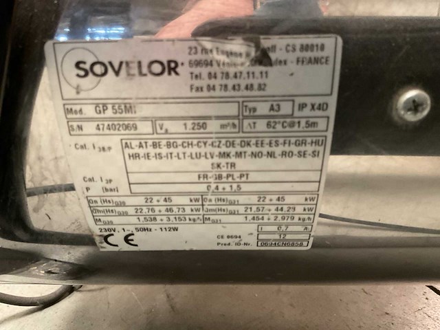 Sovelor gp55mi gasheater - afbeelding 4 van  4